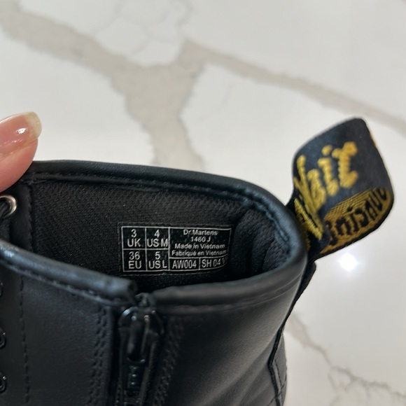 Dr Martens junior 1460 SOFTY T leather lace boot - Picture 3 of 7
